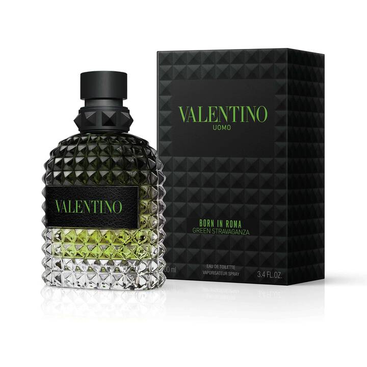 Valentino Born In Roma Uomo Green Stravaganza Eau De Toilette - 3.4 oz.