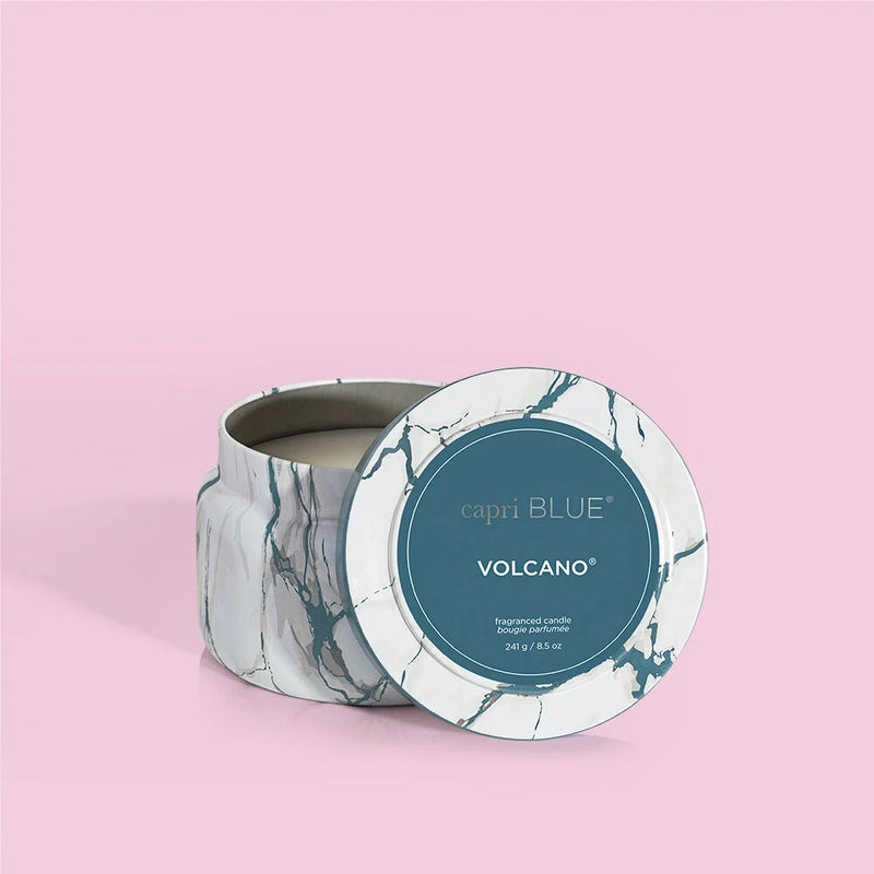 Capri Blue Volcano Modern Marble Printed Travel Tin - 8.5 oz.