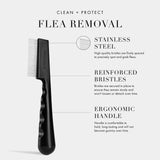 Tweezerman Pet Precision Single Row Flea Comb