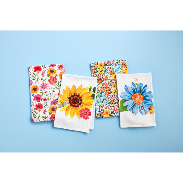 Mud Pie Sunflower Spring Towel