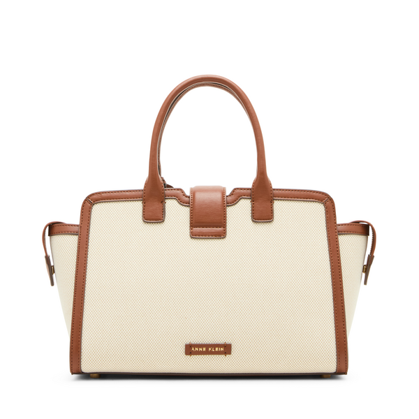 Anne Klein Covered Buckle Satchel Handbag