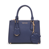 Anne Klein Small Convertible Shell Satchel Handbag