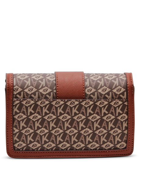 Anne Klein AK Cube Logo Mini Flap Crossbody Handbag