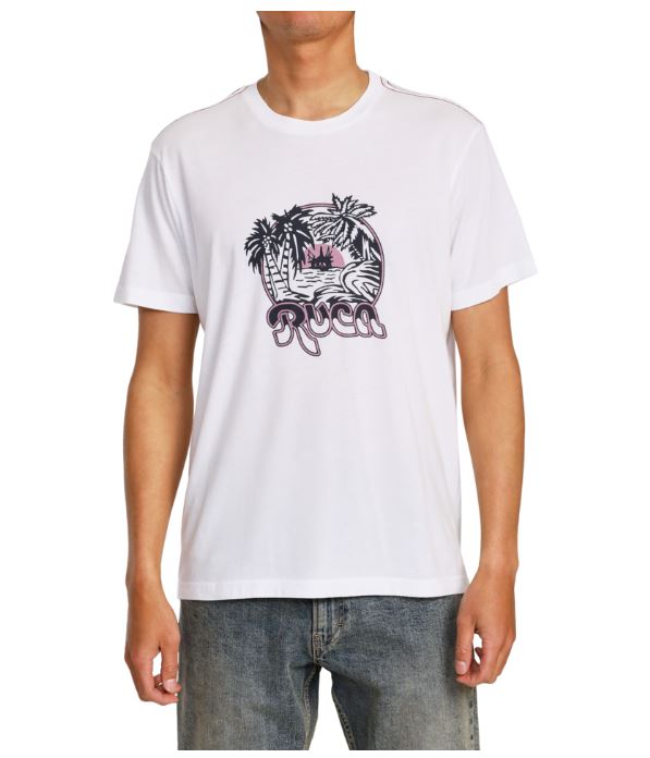 RVCA Mens Tropical Rig Short Sleeve T-Shirt
