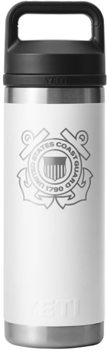 Coast Guard YETI Rambler Bottle - 18 oz.