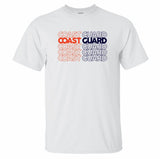 Coast Guard Mens Repeat Short Sleeve T-Shirt