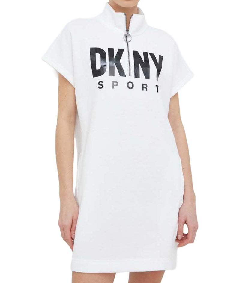DKNY Womens Logo Short Sleeve Dress ShopCGX DKNY Womens Logo Short Sleeve Dress ShopCGX