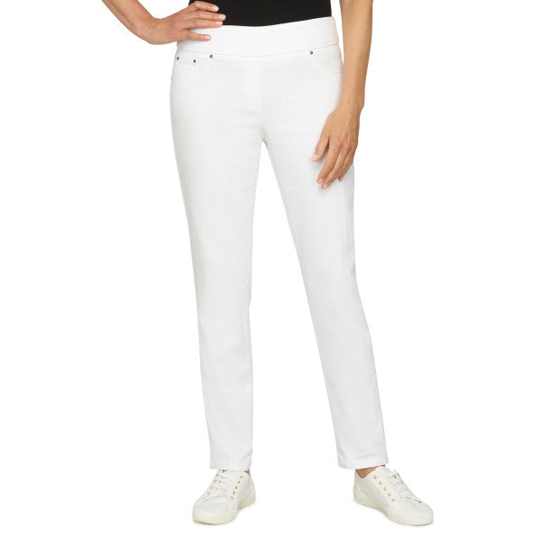 Ruby Rd Pants Ruby Rd. Womens Pull On Stretch Denim Pant – ShopCGX