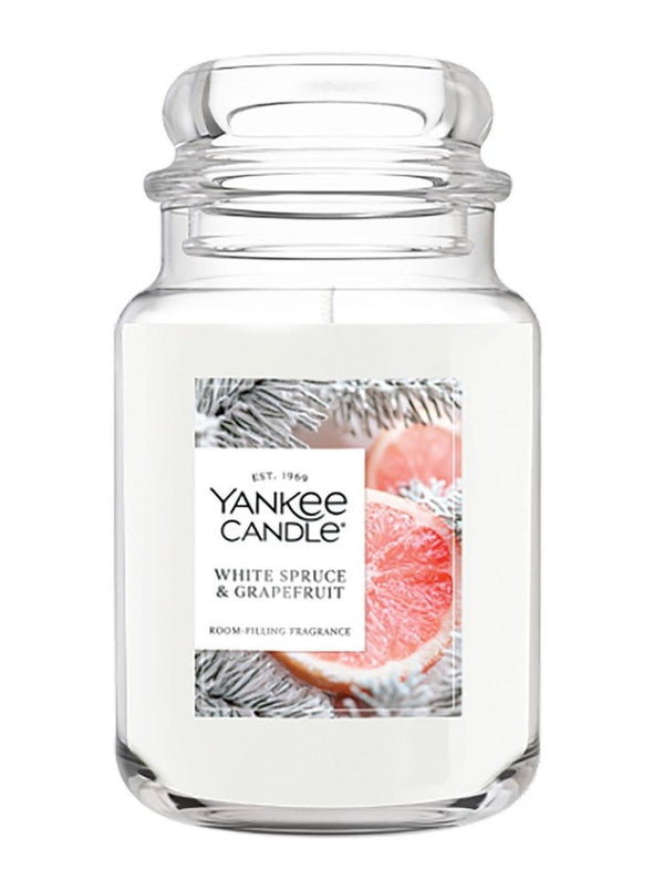Yankee Candle Original Large Jar Candle - White Spruce & Grapefruit