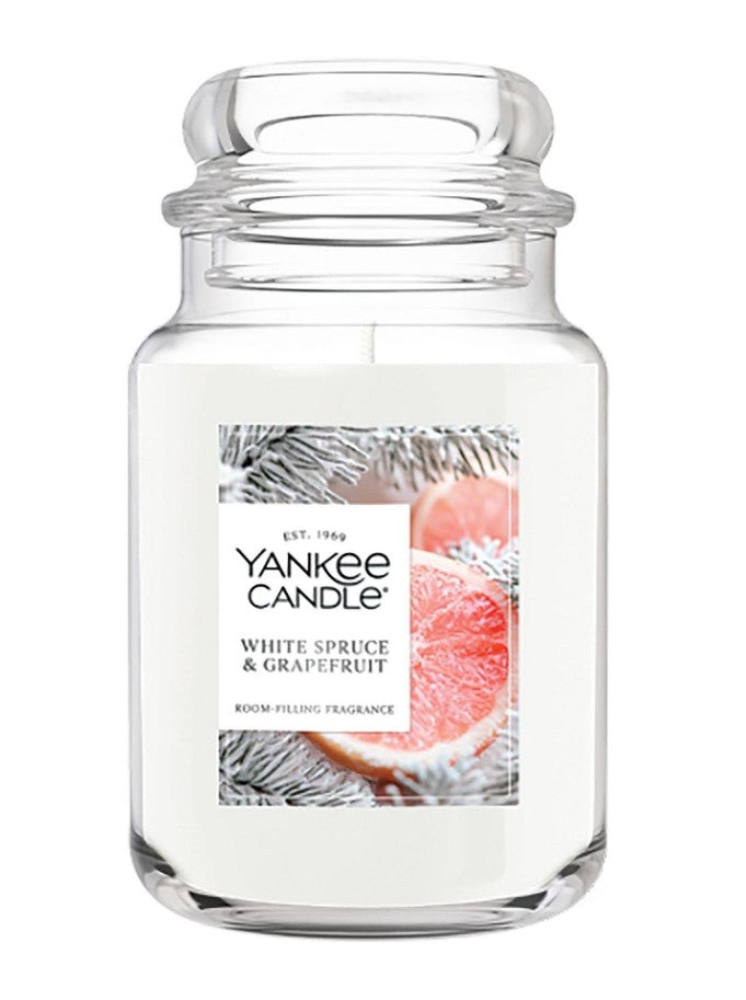 Yankee Candle Original Large Jar Candle - White Spruce & Grapefruit