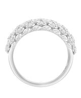 Effy 14K White Gold Diamond Cluster Ring Band