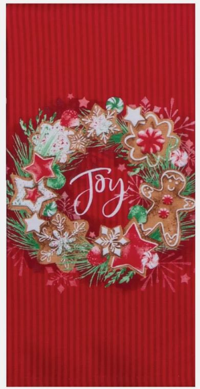 Kay Dee Designs Sweet Ginger Joy Wreath Kitchen Towel