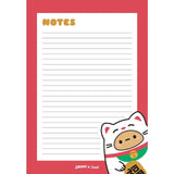 Denik Tayto Lucky Cat Note Pad