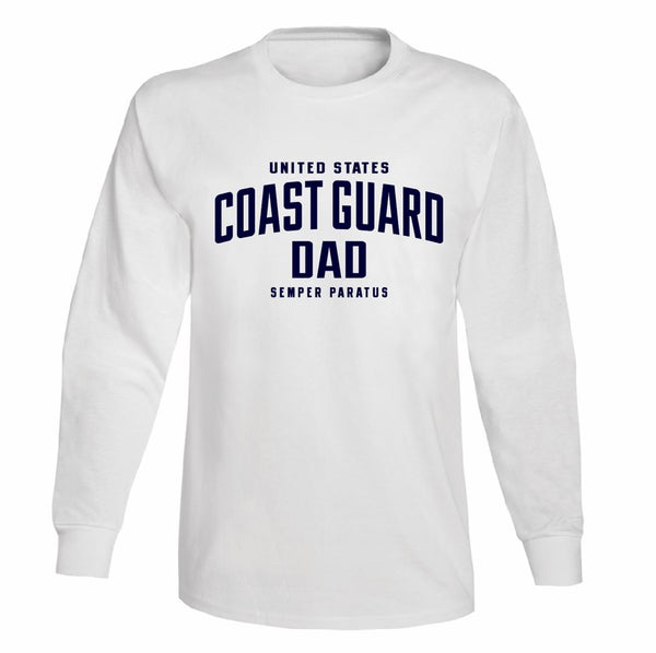 Coast Guard Mens Dad Long Sleeve T-Shirt