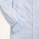 Brooks Brothers Mens Sport Fit Non-Iron Oxford Stripe Long Sleeve Shirt