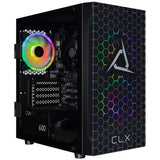 CLX SET Gaming Desktop - AMD Ryzen 5 8600G 4.3GHz 6-Core Processor, 16GB DDR5 Memory, Radeon 760M 2GB Shared Graphics, 500GB SSD, WiFi, Windows 11 Home 64-bit