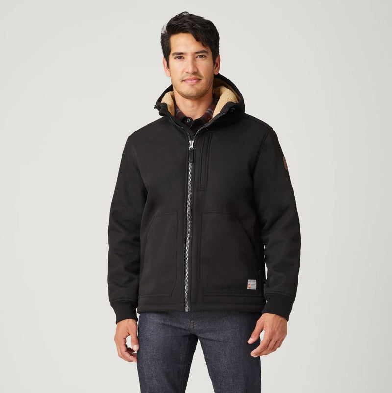 Burly man hooded jacket sale