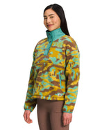 The North Face Womens Cragmont Print Pullover Fleece Jacket