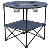 Shelterlogic CAMP&GO 28" Round Lightweight Fabric Portable Folding Beach Table