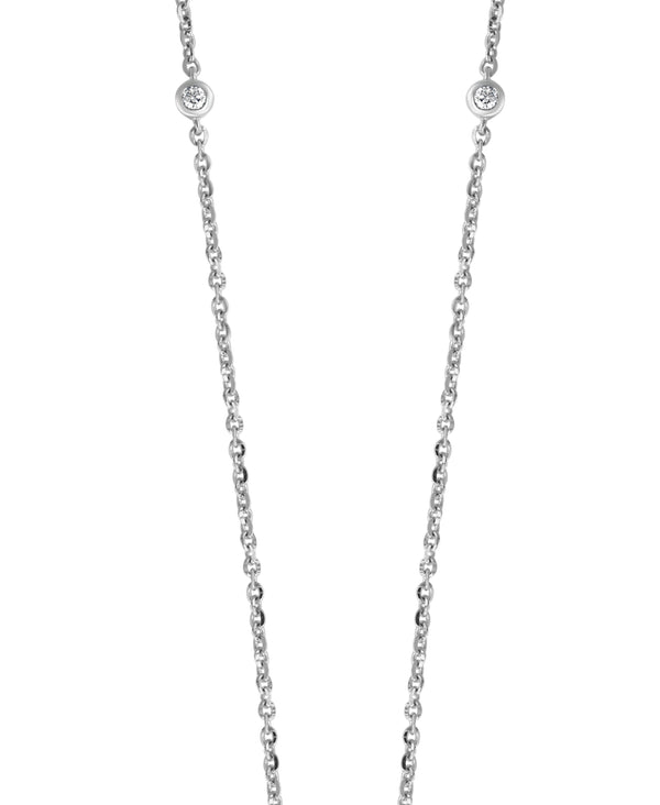 Effy 14K White Gold Diamond Necklace
