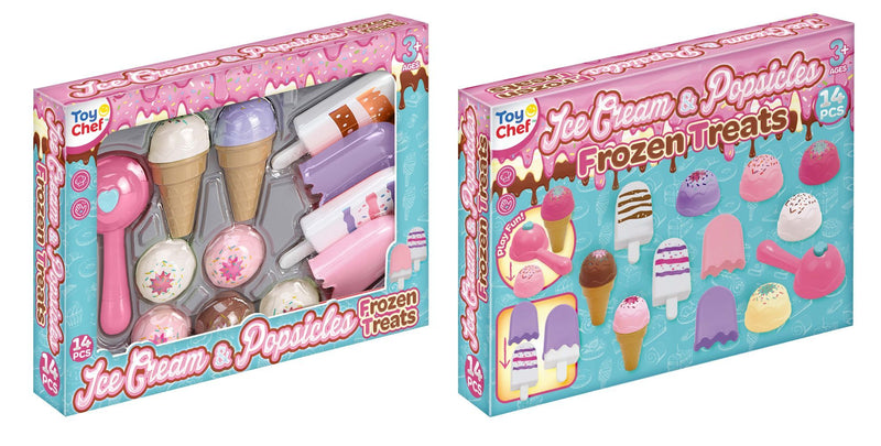 Toy Chef Ice Cream & Popsicles Play Set