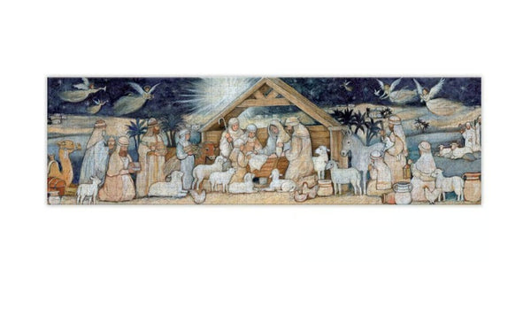 Lang Nativity Set Puzzle 750 Piece Panoramic Puzzle