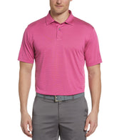 PGA Tour Mens Birdseye Short Sleeve Polo Shirt