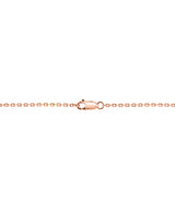 Effy 14K Rose Gold, Diamond & Ruby Floral Pendant Necklace