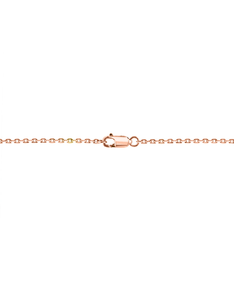 Effy 14K Rose Gold, Diamond & Ruby Floral Pendant Necklace