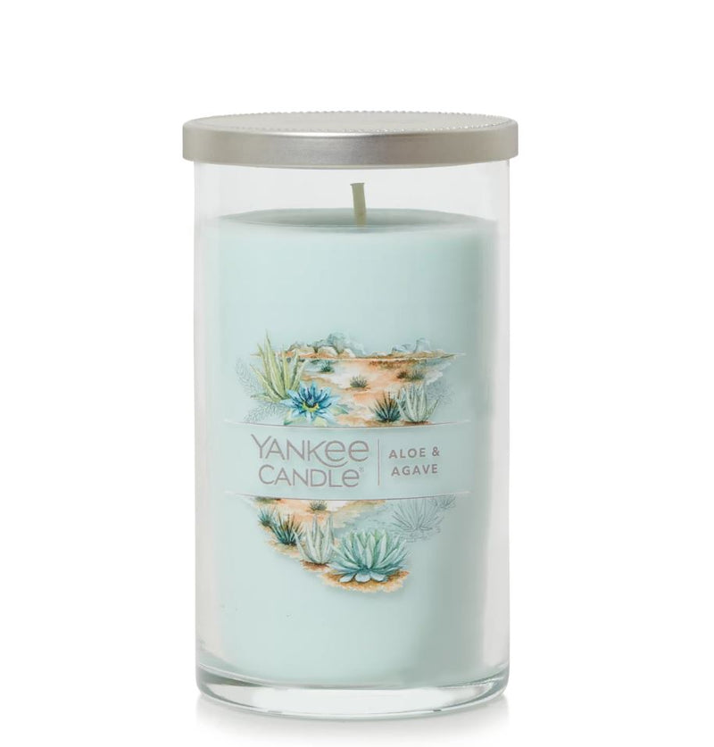Yankee Candle Signature Medium Pillar Candle - Aloe & Agave