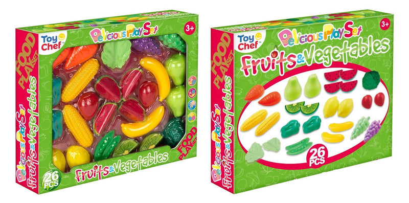 Toy Chef Fruits And Vegetables Play Set