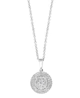 Effy 14K White Gold & Diamond Halo Pendant Necklace