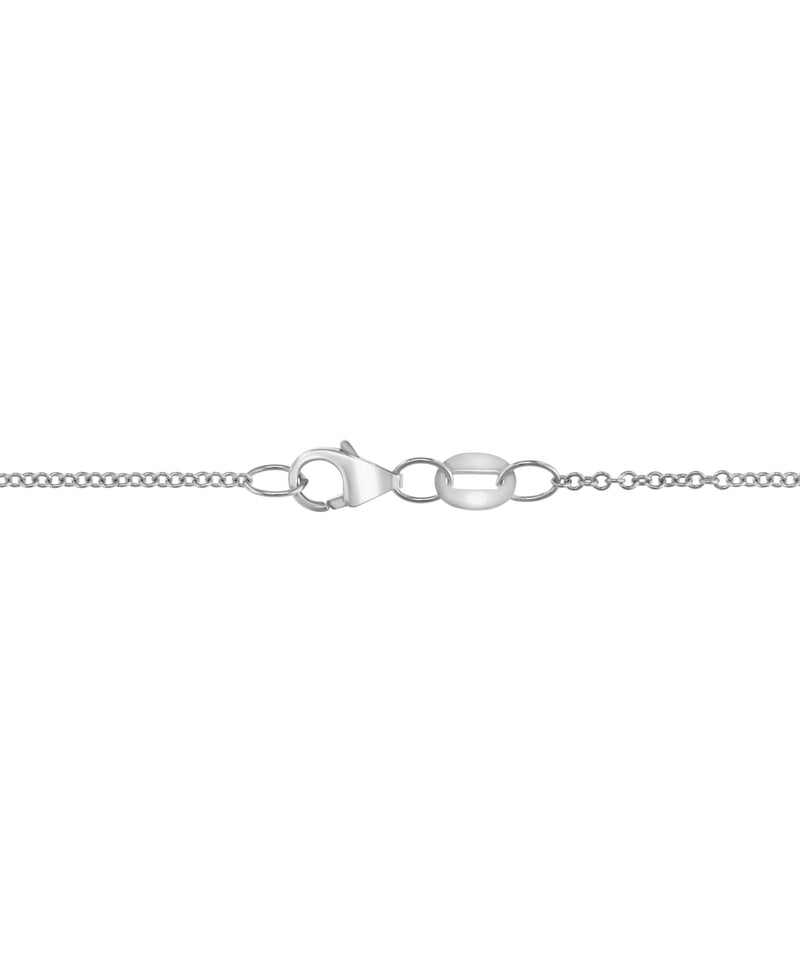 Effy 14K White Gold & Diamond Halo Pendant Necklace