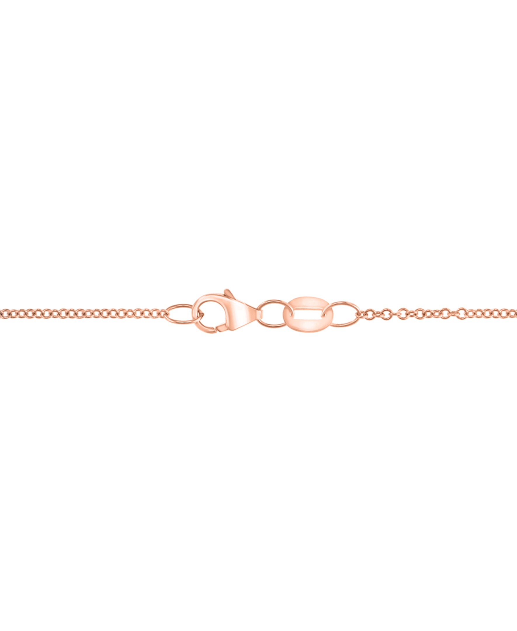 Effy 14K Rose Gold & Diamond Link Pendant Necklace