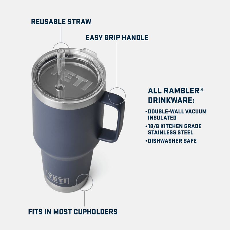 YETI Rambler 35 oz. Mug with Straw Lid