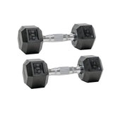 TRU GRIT 95 lbs. Single Hex Elite Dumbbell