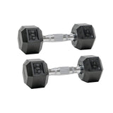 TRU GRIT 75 lbs. Single Hex Elite Dumbbell