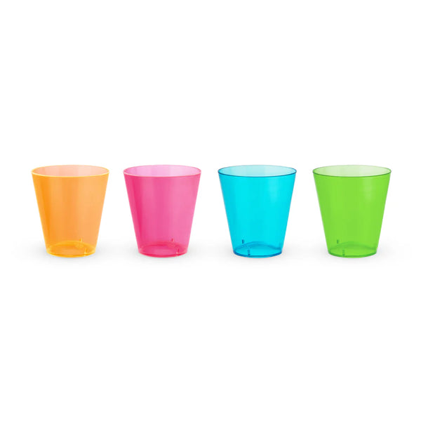 True Neon Multicolor Plastic 2 Oz Shot Glasses - 60 Count