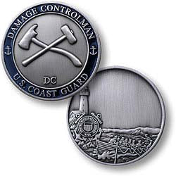 Coast Guard Challenge Coin - Damage Control