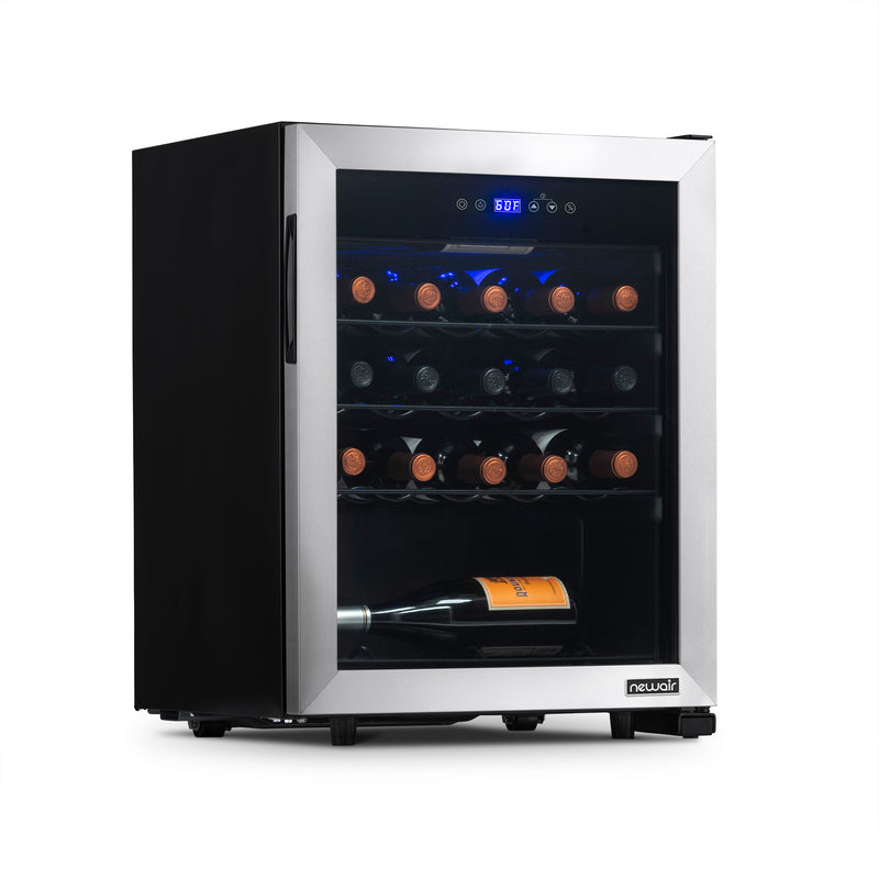 NewAir 23 Bottle Single Zone Freestanding Wine Cooler