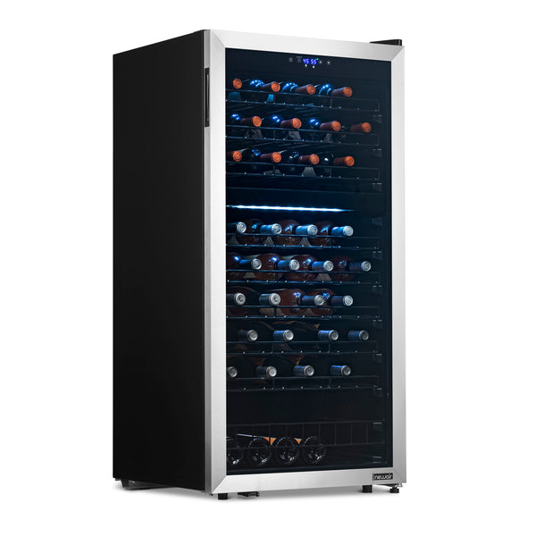 NewAir Freestanding 76 Bottle Dual Zone Compressor Wine Fridge