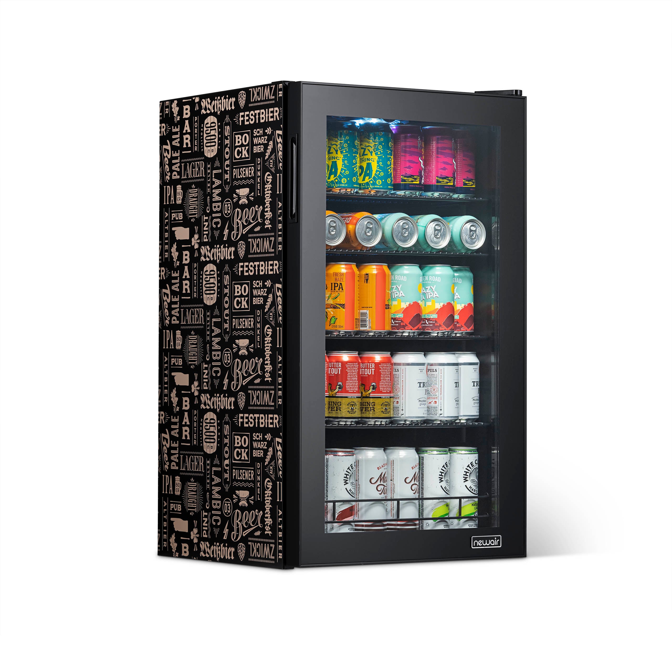 NewAir "Beers of the World" Custom Designed 126-Can Beer Fridge