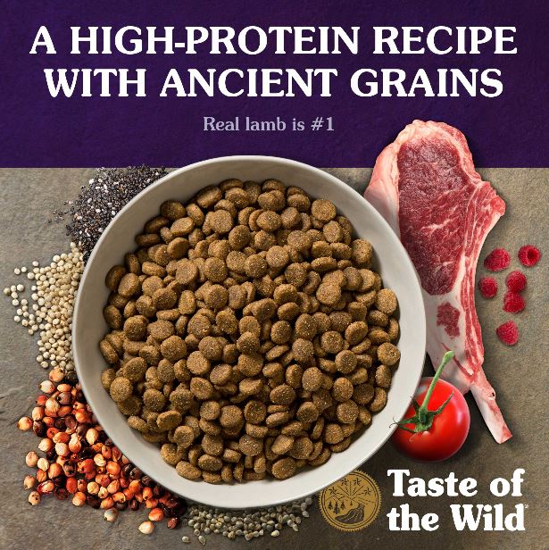 Taste of the Wild Ancient Mountain Canine Recipe with Roasted Lamb Dry Dog Food - 5 lbs.