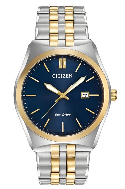 Citizen Mens Corso Eco-Drive Watch - Two-Tone Stainless Steel Bracelet