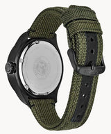 Citizen Mens Chandler Eco-Drive Watch - Green Nylon Strap