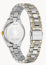 Citizen Womens Silhouette Crystal Eco-Drive Watch - Two-Tone Stainless Steel Bracelet