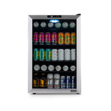 NewAir 160 Can Freestanding Beverage Fridge-SS with SplitShelf