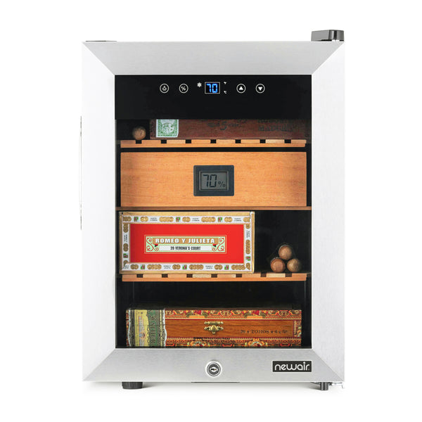 NewAir 250 Count Thermoelectric Cigar Humidor with Heating & Cooling