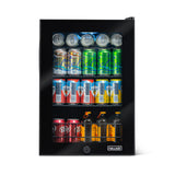 NewAir 90 Can Freestanding Beverage Fridge with Adjustable Shelves and Lock