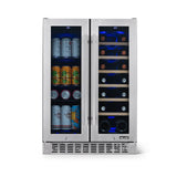 NewAir 20 Bottles/60 Cans Dual Zone Wine/Beverage Cooler